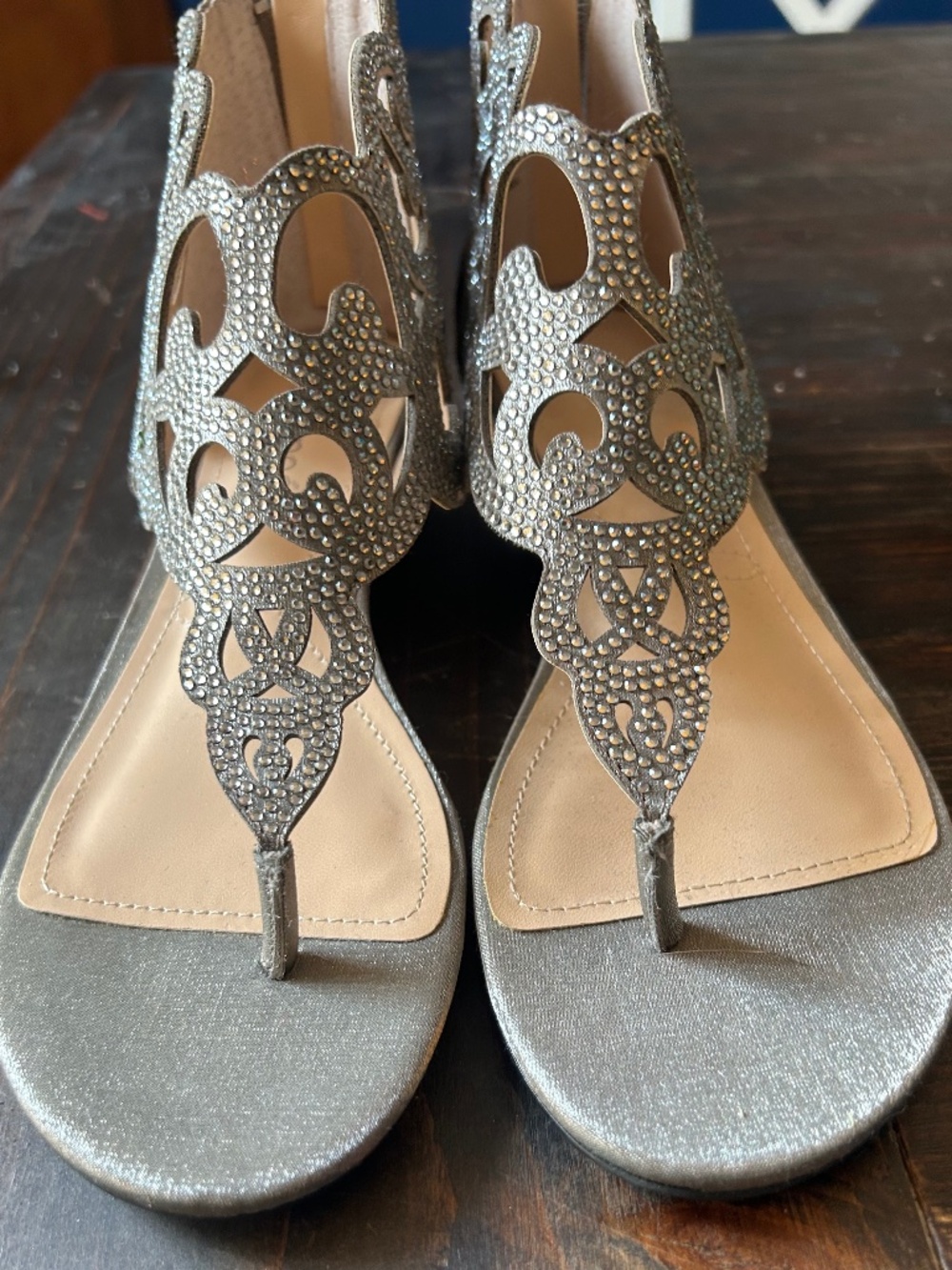 J.Renee Silver Sandals